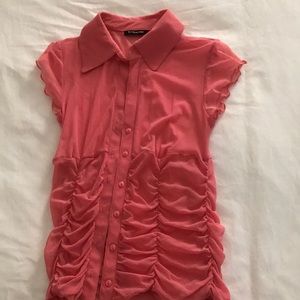 First sexy salmon Color Blouse from Bebe,